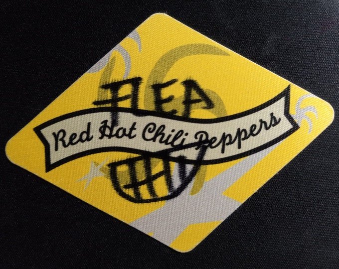 Flea - Red Hot Chili Peppers Authentic Signed 3.25"x4.5" Concert Sticker/Pass