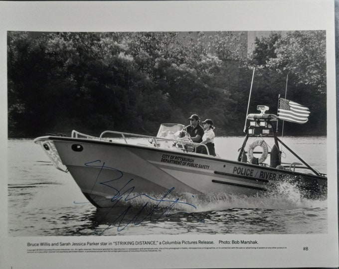 Bruce Willis Authentic Vintage Signed 8x10 Photo W/ A1COA - Striking Distance