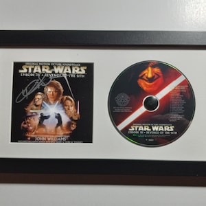Hayden Christensen Authentic Custom Framed & Signed CD Display With 3rd Party Authentication - Star Wars Episode III - Revenge Of the Sith