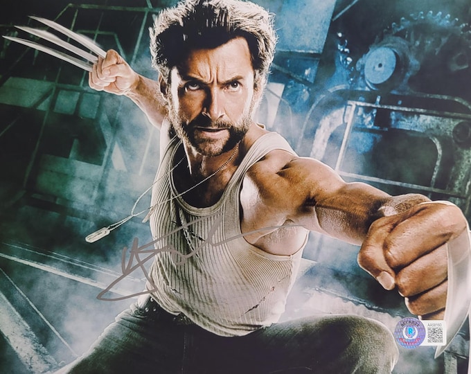 Hugh Jackman Authentic Signed 8x10 Photo Beckett BAS COA Wolverine X-Men