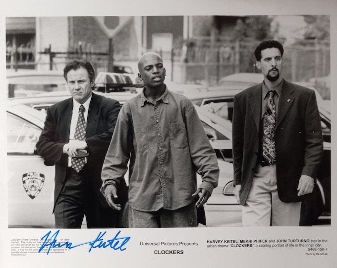Harvey Keitel Authentic Signed 8x10 Vintage Photo W/ 3rd Party Authentication - Clockers