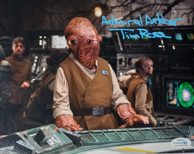 Tim Rose 8x10 Authentic Signed Photo W/ ACOA Authentication - Star Wars