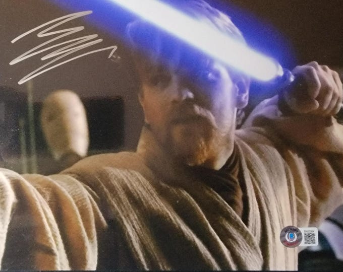 Ewan McGregor Authentic Signed 8x10 Photo W/ Beckett BAS COA - Star Wars- Obi-Wan Kenobi
