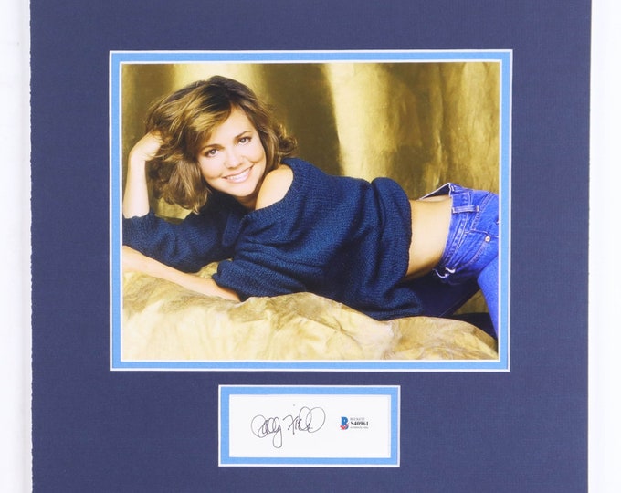 Sally Field 14"x14" Authentic Signed Custom Matted Cut Frame Ready Display With Beckett Authentication