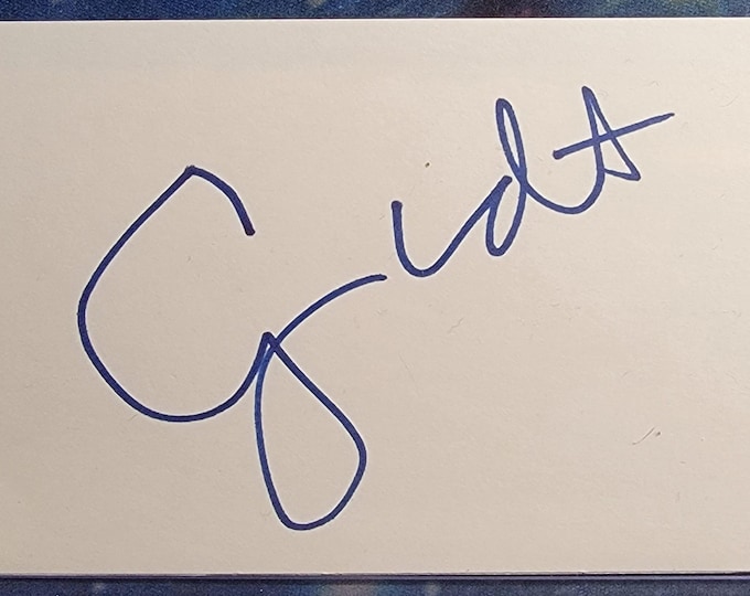 George Wendt Authentic Signed Index Card W/ JSA COA Cheers Norm