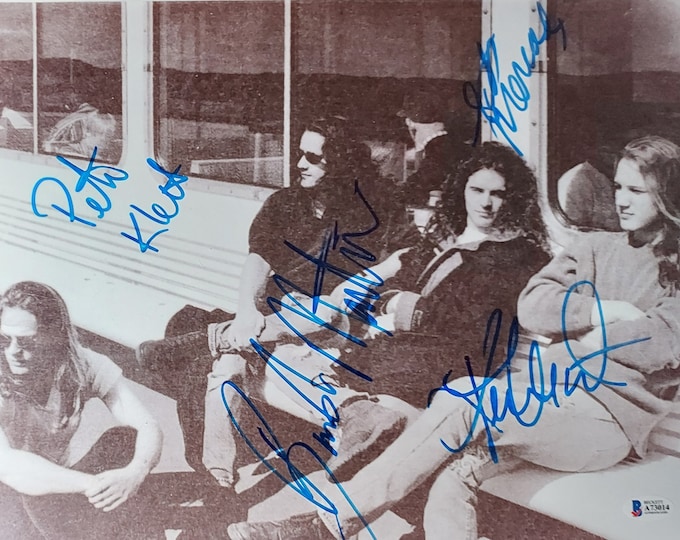 Candlebox 11x14 RARE Authentic Vintage Signed Photo W/ Beckett LOA - Original Members 1990-1992