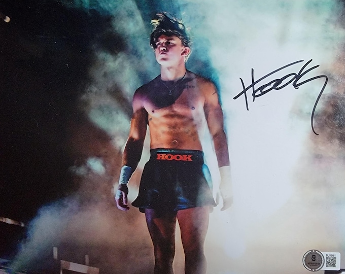 Hook Authentic Signed 8x10 Photo W/ Beckett BAS COA - AEW