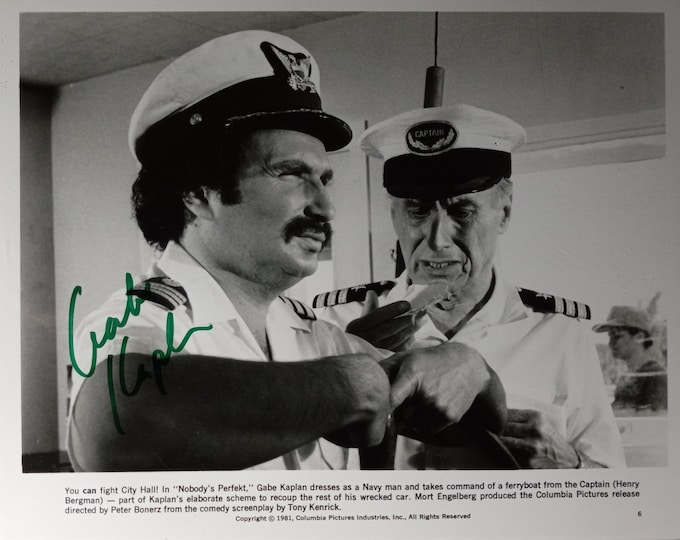 Gabe Kaplan Authentic Signed 8x10 Photo W/ Lighthouse COA