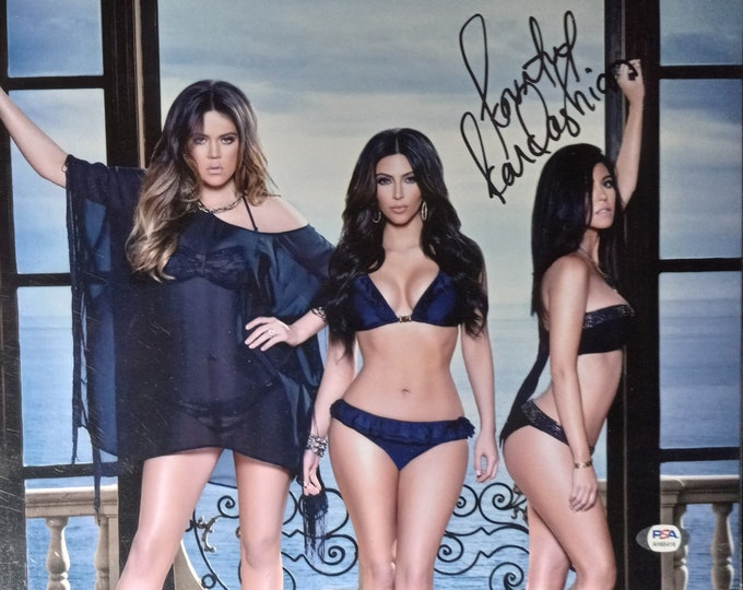 Kourtney Kardashian 11x14 Authentic Signed Photo W/ PSA Authentication - Extremely RARE Signer