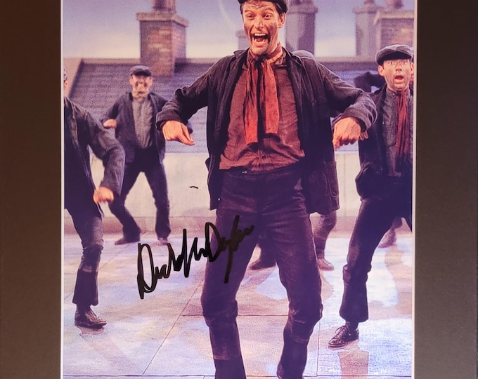 Dick Van Dyke Authentic Signed 8 1/2" x 11" Photo In A Frame Ready 11" x 14" Matting W/ JSA COA 3rd Party Authentication Mary Poppins