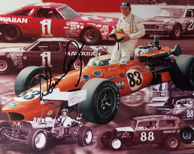 Donnie Allison Authentic Signed 8x10 Photo W/ Becket Authentication - Racing Legend