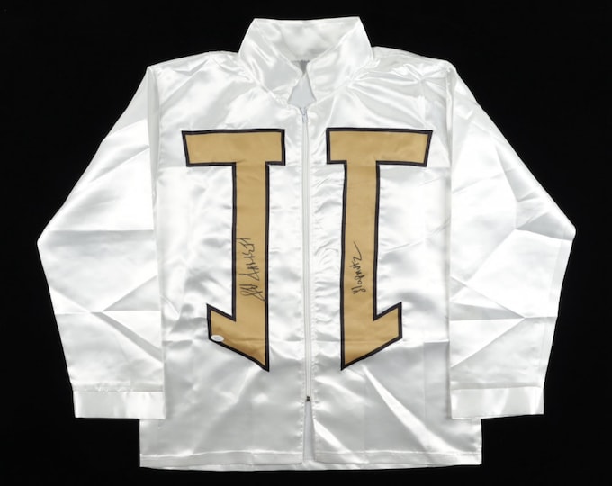 Jeff Jarrett Authentic Signed Ring Jacket W/ JSA Authentication - Inscribed: "Slap Nuts"