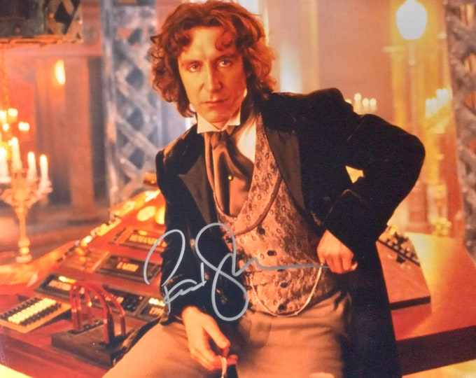 Paul McGann Authentic Signed 8x10 Photo W/ A1COA - Doctor Who
