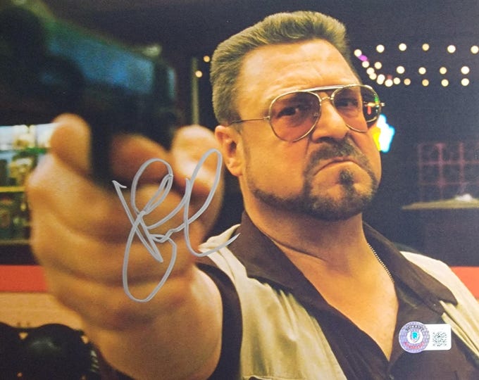 John GoodmanAuthentic Signed 8x10 Photo W/ Beckett BAS The Big Lebowski