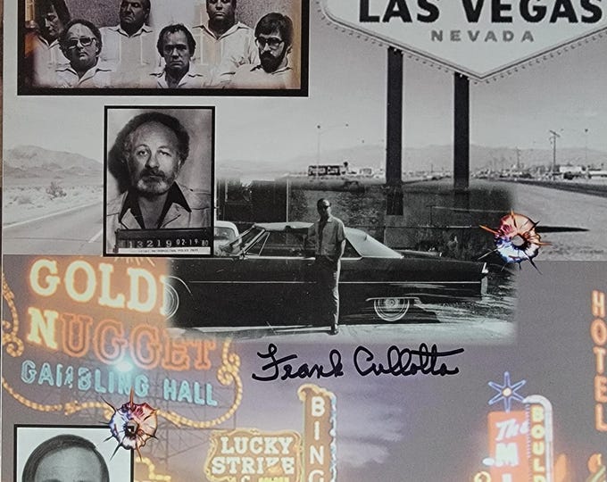 Frank Cullotta Authentic Signed 8x11 Photo W/ Beckett BAS COA