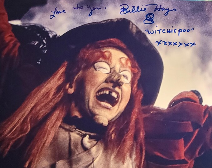 Billie Hayes 8 1/2"x11" Vintage Authentic Signed Photo W/ 3rd Party COA Authentication - Witchiepoo H.R. Pufnstuf