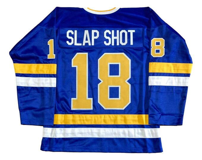 Jeff Hanson Authentic Unsigned XL Fan Jersey Slap Shot #18