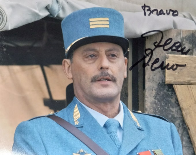 Jean Reno Authentic Signed 8x10 Photo W/ Lighthouse COA Authentication - Inscribed "Bravo"