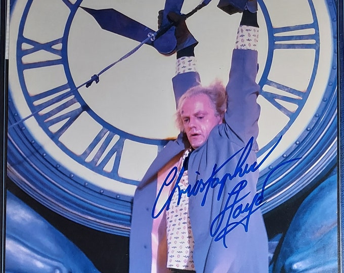 Christopher Llyod 11x14 Authentic Signed Photo W/ Beckett COA - Back To The Future