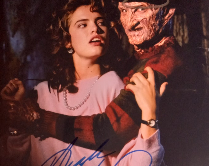 Robert Englund & Heather Langenkamp Authentic DUAL Signed 8x10 Photo - Nightmare On Elm Street