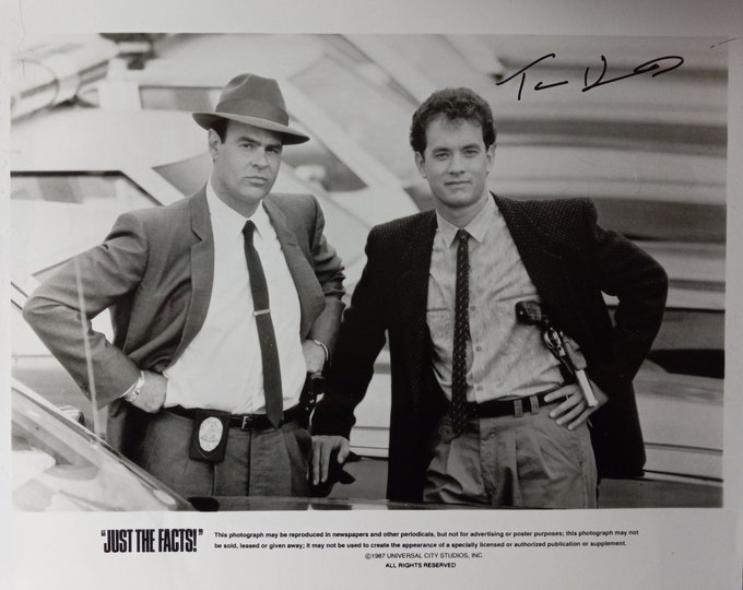 Tom Hanks Authentic Vintage Signed 8x10 Photo W/ A1COA 3rd Party Authentication - Dragnet