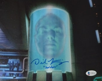 David J. Fielding 8x10 Authentic Signed Photo W/ Beckett COA - Power Rangers - Zordon