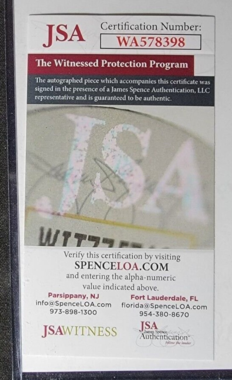 Jsa Authentication Address Abaddon Authentic Signed 8x10 Photo W/ JSA COA - Impact Wrestling - Tna ...