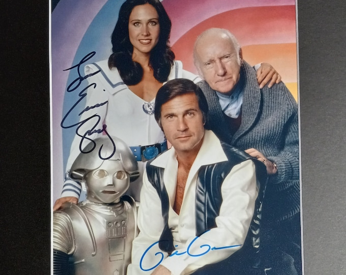 Gil Gerard & Erin Gray Authentic Dual Signed 8x10 Photo With Custom Frame Ready Matting Display + COA - Buck Rogers