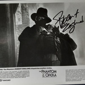 Robert Englund Authentic Signed 8x10 Vintage Photo W/ 3rd party Authentication - The Phantom Of The Opera