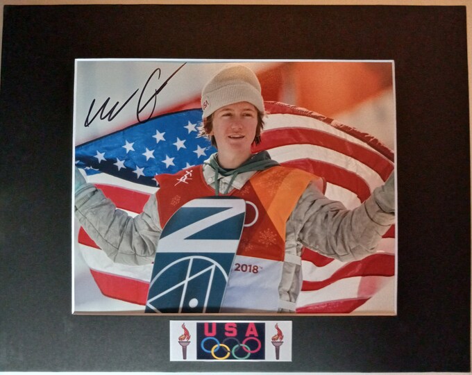 Red Gerard Authentic Signed 8x10 Photo W/ Custom Frame Ready 11x14 Matting + Lighthouse COA - 2018 USA Olympics