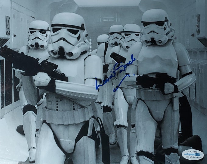 Laurie Goode Authentic Signed 8x10 Photo W/ ACOA - Stormtrooper - Star Wars