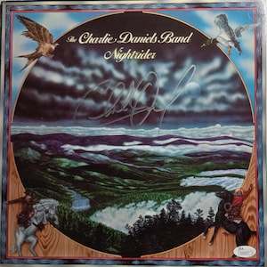 Charlie Daniels Autentisk Signerad LP Med JSA-autentisering
