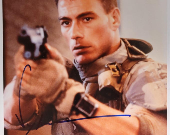 Jean-Claude Van Damme Authentic Signed 8x10 Photo W/ JSA COA Time Cop