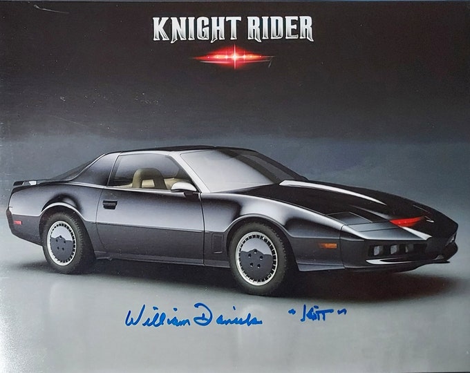 William Daniels 11x14 Authentic Signed Photo W/ JSA COA - Knight Rider - K.I.T.T.