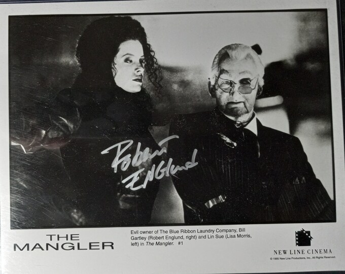 Robert Englund Authentic Signed 8x10 Vintage Photo W/ 3rd party Authentication - The Mangler
