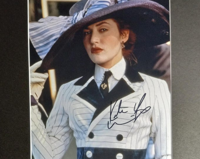 Kate Winslet Authentic Signed 8x10 Photo In A Custom 11x14 Frame Ready Matting W/ 3rd Party Authentication Titanic