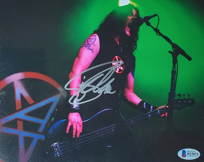 Frank Bello Authentic Signed 8x10 Photo W/ Beckett COA - Anthrax