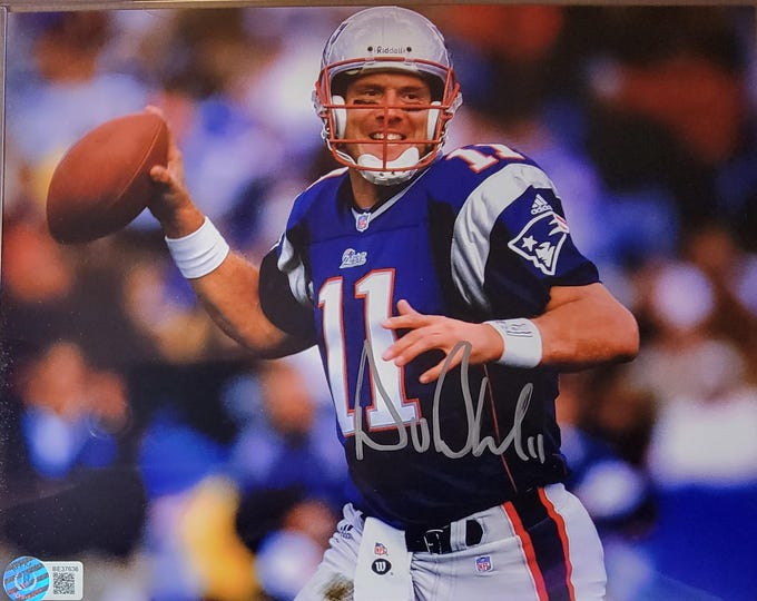 Drew Bledsoe Authentic Signed 8x10 Photo W/ Beckett BAS COA N.E. Patriots #11
