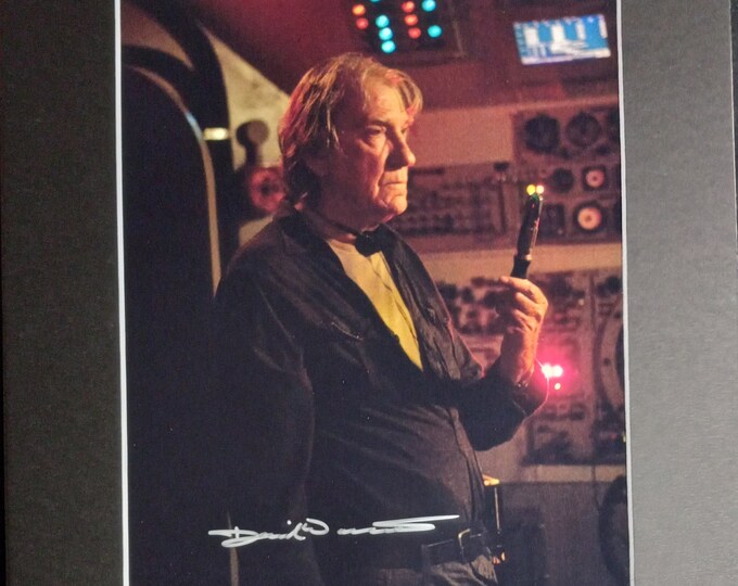 David Warner Authentic Signed 8x10 Photo W/ Custom Frame Ready 11x14 Matting + Lighthouse COA - Professor Grisenko - Dr. Who - (d.07/2022)