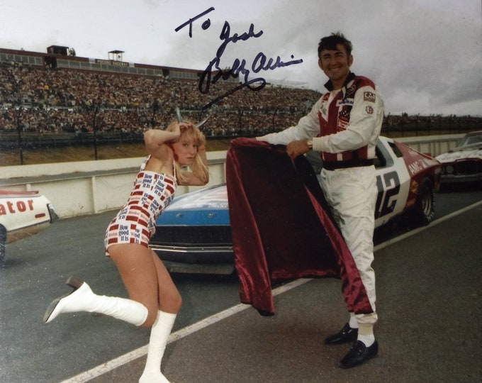 Old Captain's "To Josh" Personalized Authentic Signed 8x10 Photo W/ Lighthouse COA - Bobby Allison