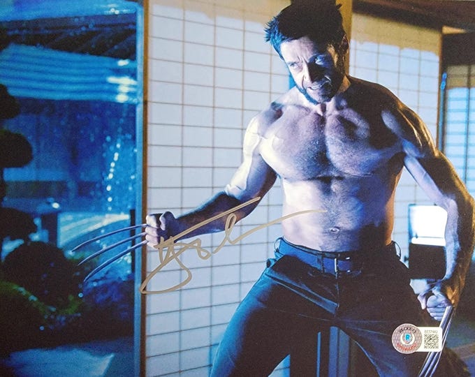 Hugh Jackman Authentic Signed 8x10 Photo W/ Beckett BAS COA Wolverine X-Men