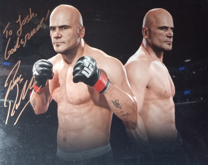 Old Captain's "To Josh" Personalized Authentic Signed 8x10 Photo W/ Lighthouse COA - Bas Rutten