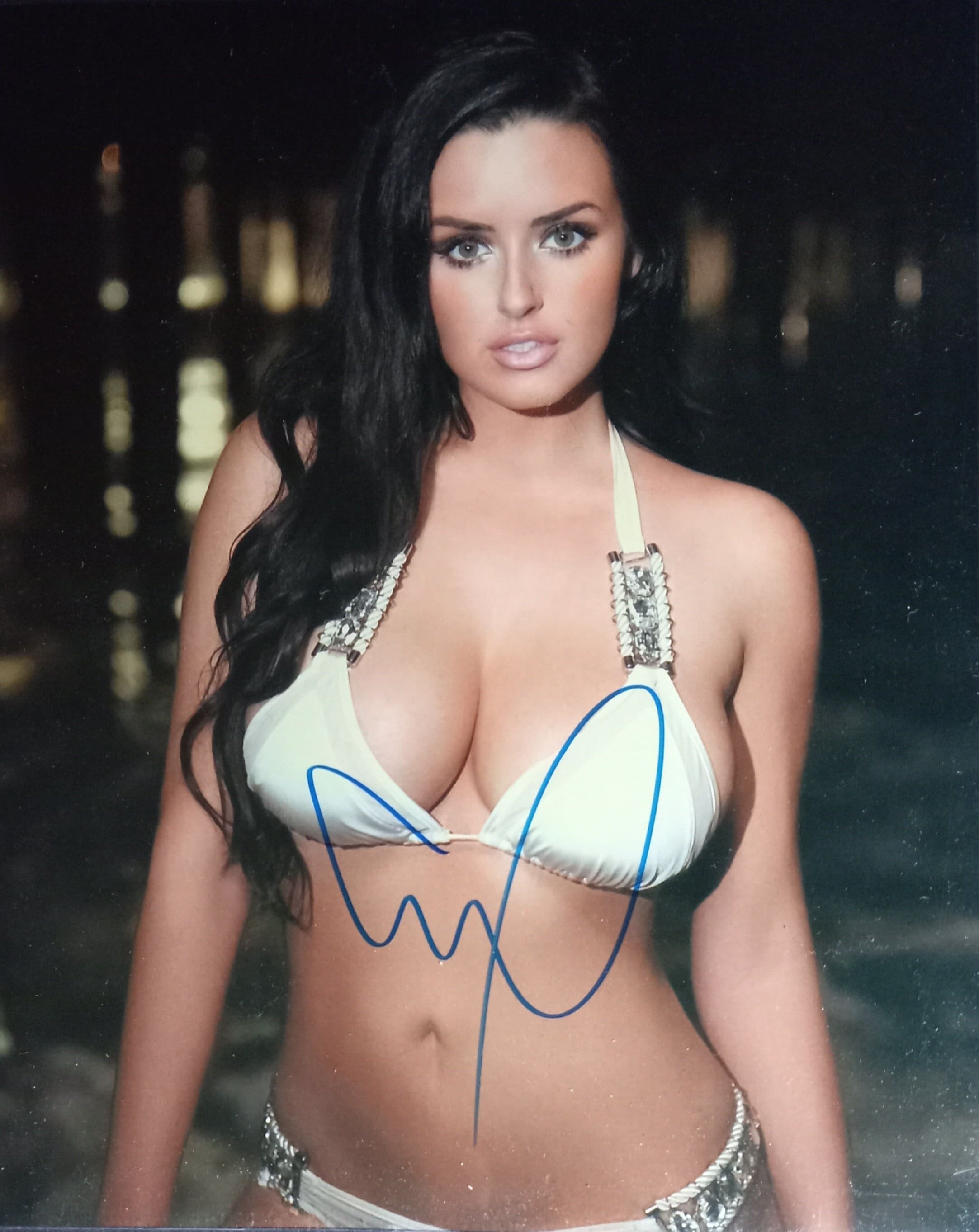 Abigil Ratchford Sex Video - Abigail Ratchford Authentic Signed 8x10 Photo W/ Lighthouse - Etsy