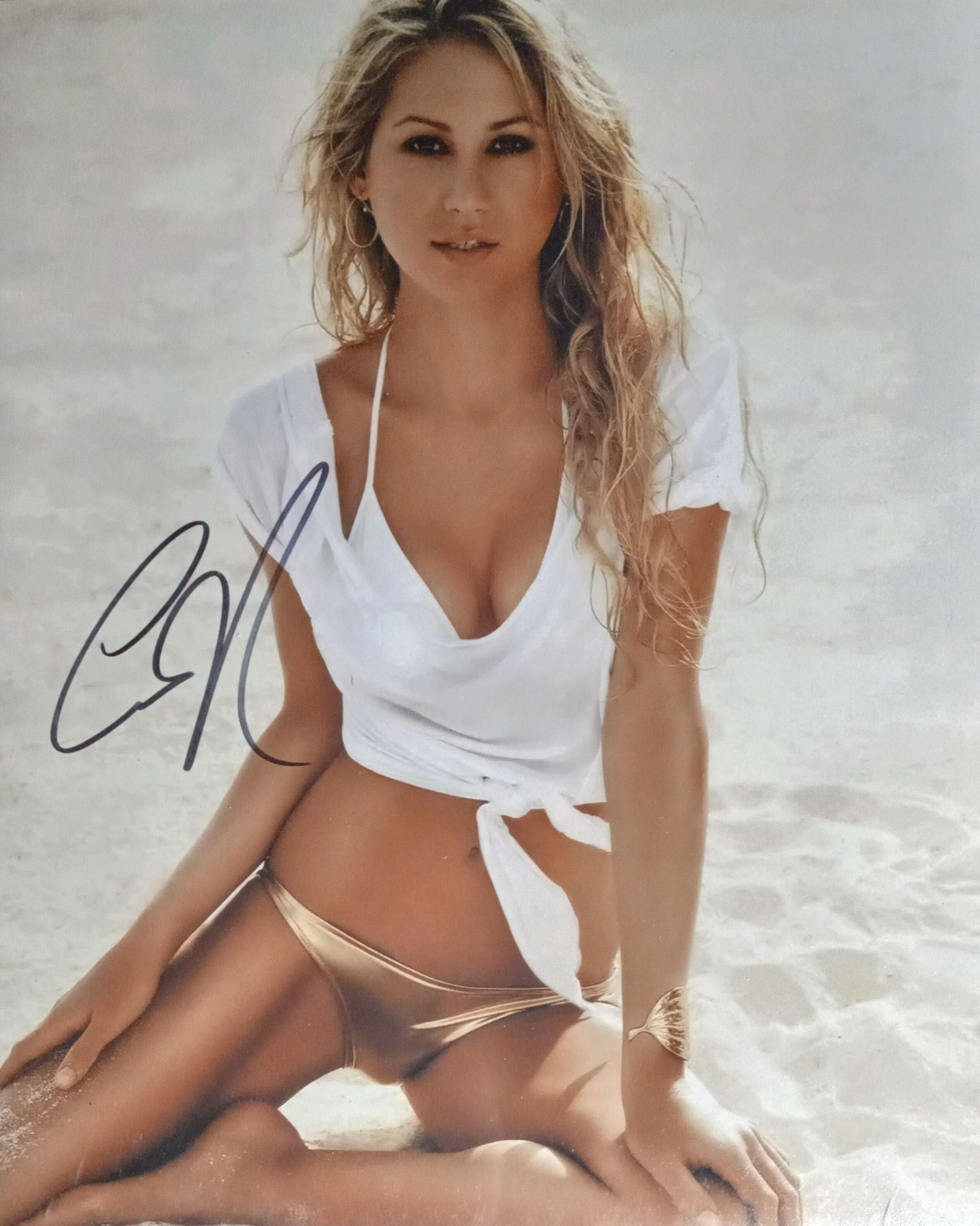 Anna Kournikova Authentic Signed 8x10 Photo W/ Lighthouse COA Tennis