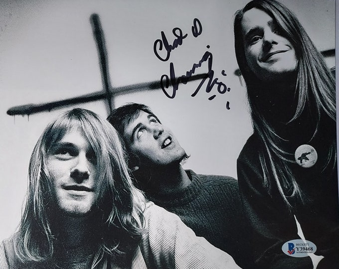 Chad Channing Authentic Signed 8x10 Photo W/ Beckett COA - Nirvana