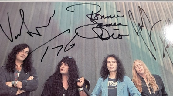 Dio (all 4) Authentic Signed 8x10 Photo With Frame Ready 11x14