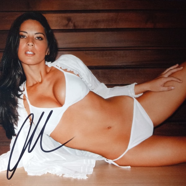 Olivia Munn Authentic Signed 8x10 Photo W/ Lighthouse COA