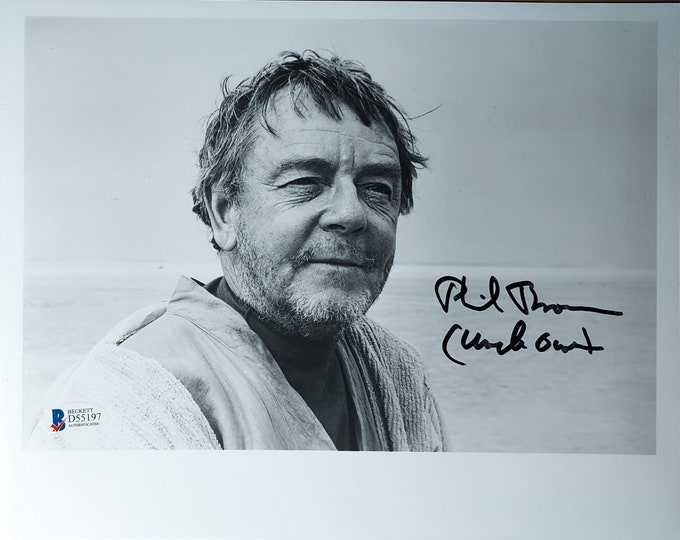 Phil Brown Authentic Signed 8x10 Photo W/ Beckett COA - Uncle Owen - Star Wars