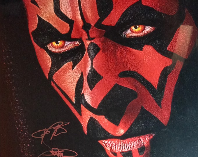 Ray Park 16x20 Authentic Signed Photo W/ Beckett Authentication - Star Wars - Darth Maul