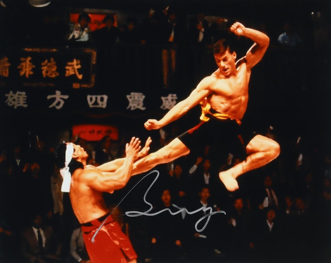 Bolo Yeung 11x14 Authentic Signed Photo W/ 3rd Party Authentication - Bloodsport